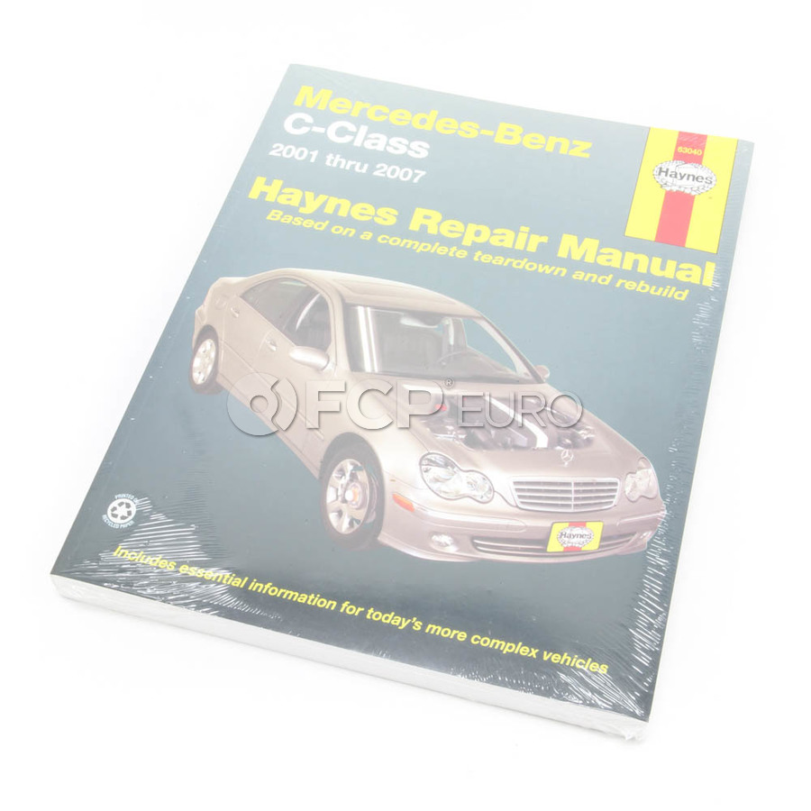 Mercedes Benz Haynes Repair Manual (C-Class) - Haynes HAY-63040 | FCP Euro