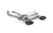 BMW Slip On Titanium Performance Exhaust With Carbon Tips - Akrapovic M-BM/T/8H-C